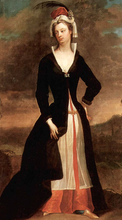 Lady Mary Wortley Montagu (1689-1762), painting by Charles Jervas