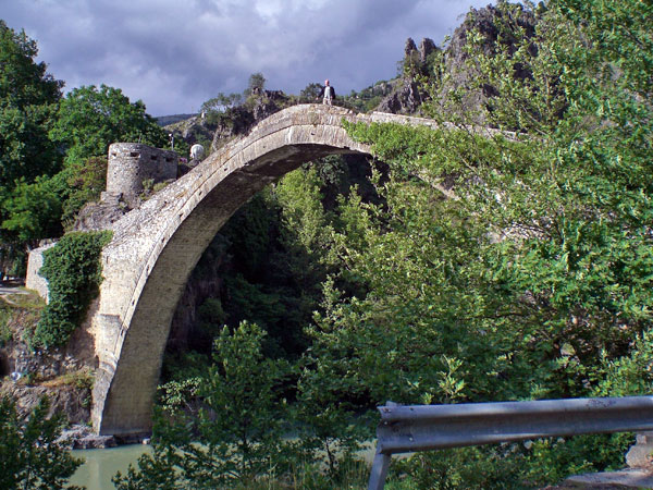 The Ottoman bridge at Konitsa (Photo: Robert Elsie, May 2007)