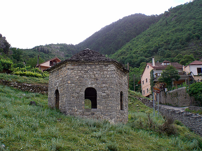 Muslim Mausoleum in Konitsa (Photo: Robert Elsie, May 2007).