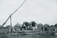 Farmstead in Lipjan (Photo: Hugo Grothe, 1902).