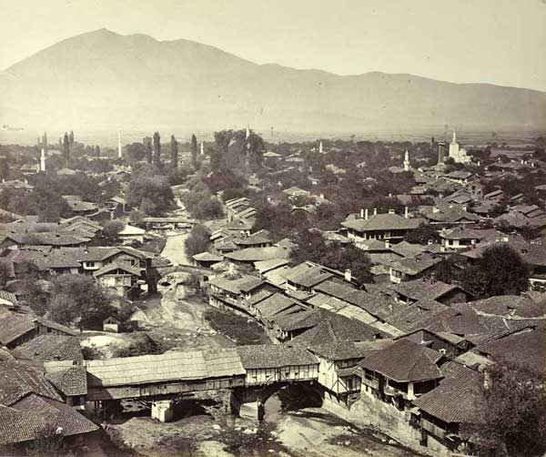 Prizren in September 1863 (Photo: Josef Székely, ÖNB, VUES IV41070)