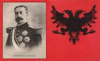 Juan Aladro Castriota, a candidate for the Albanian throne. Postcard 1913.