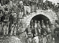 Albanian fighters in Durrës, 1914