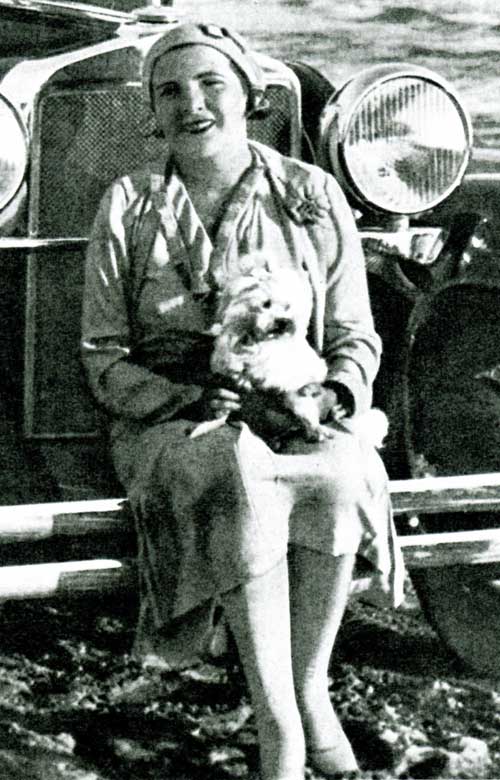 Franziska Janko, the girlfriend of King Zog.