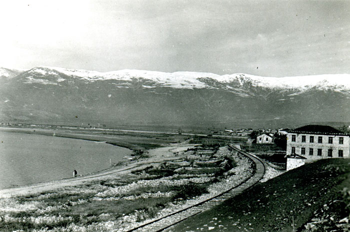 Bahnlinie am Ohridsee (Foto: Centre for Albanian Studies, London).