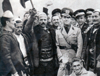Count Ciano in Durrës, 7 April 1939 Count Ciano in Durrës, 7 April 1939