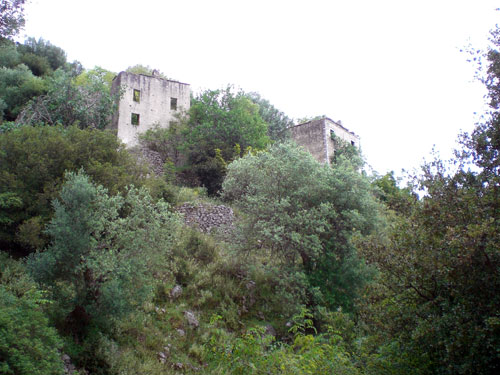 Abandoned Cham village near Asproklisi, Greece. Photo: Robert Elsie, May 2007.