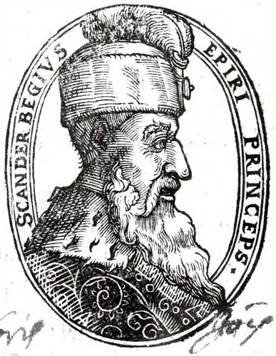 Portrait of Scanderbeg, Magdeburg 1606